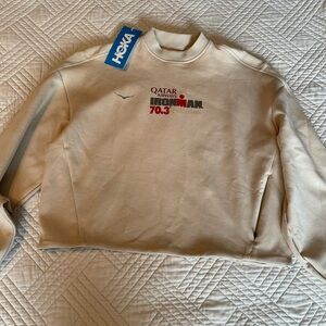Hoka Cream Ironman Sweatshirt
